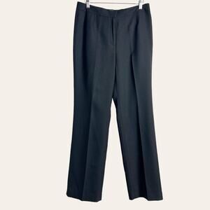 Le Suit Women's Black Crepe Wide Leg Trouser Dress Slack Pants Size 8 NWT